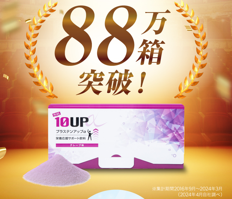 No.1,プラステンアップα,栄養応援サポート飲料,シトラスミックス味,中高生向け成長サプリ3冠,PLUS 10 UP,※2019年12月日本トレンドマップ研究所調べ